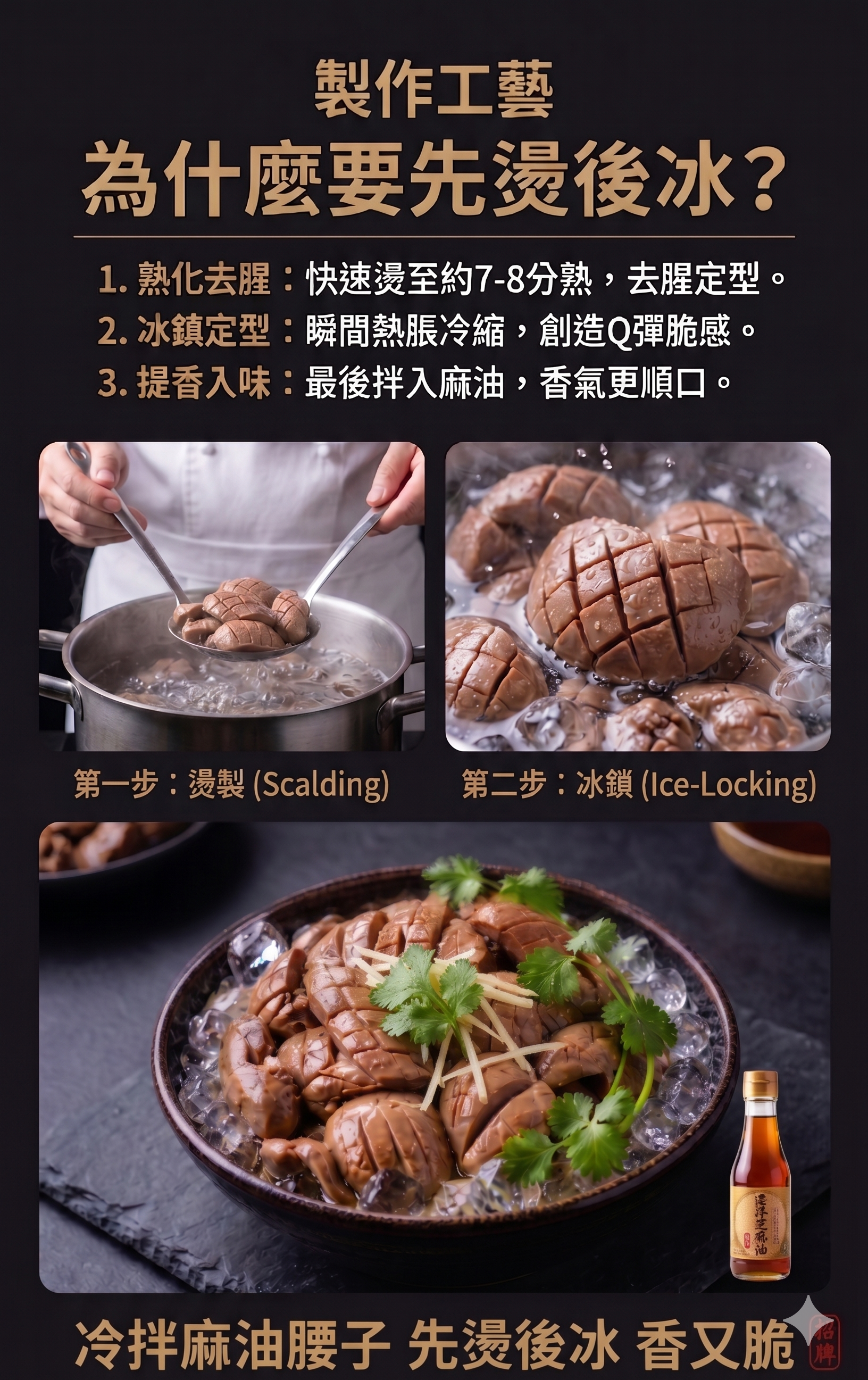先燙後冰製程